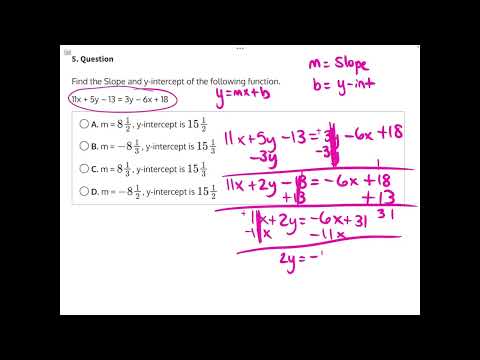 Slopes and Intercepts 5