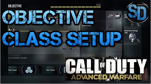 Objective Class Setup - Call Of Duty Advanced Warfare