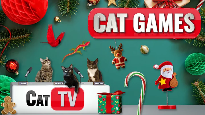 🎄 Christmas Cat Games | Ultimate Cat TV Compilation 🎁 | 8 Hours of Cozy Festive Fun for Cats 🐾