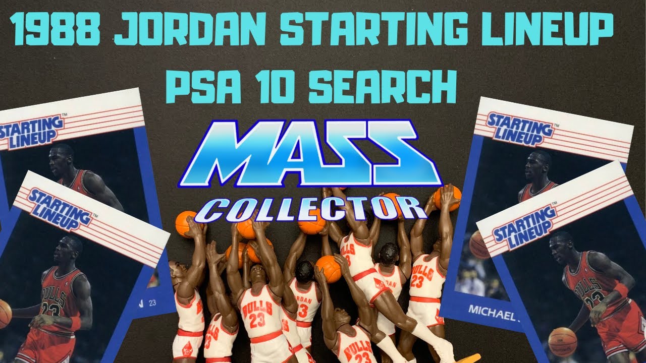 1988 Michael Jordan STARTING LINEUP BASKETBALL CARD SEARCH FOR A PSA 10 1988 Michael Jordan STARTING LINEUP BASKETBALL CARD SEARCH FOR A PSA 10