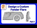 Design a Fender Flare in Fusion 360 - Prepping a Scanned Mesh #Fusion360 #CarDesign