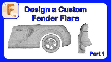 Design a Fender Flare in Fusion 360 - Prepping a Scanned Mesh #Fusion360 #CarDesign
