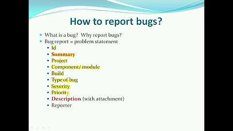 Bug Report - How to Write Bug Report in Manual Testing-Bug Reporting in Software Testing-Bug Reports