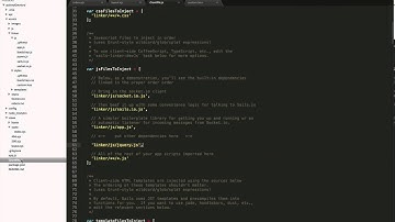 Building a Sails Application: Ep2a - adding jquery, custom.less, minor footer changes