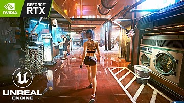 Cyberpunk 2077 ►UNREAL ENGINE 5 Level Ray Tracing Graphics Mod?! Nvidia RTX 3090 Ti 4k Max Settings!