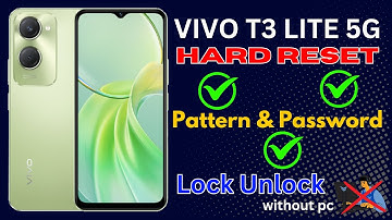 Vivo T3 Lite 5g Hard Reset | Vivo T3 Lite ka lock kaise tode | Vivo T3 Lite 5g Unlock - Without Pc