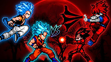 Gokhan TP V2 OP (New) & Gogeta TP OP (all form) (New) VS Goku Terror Rework OP in Jump Force #mugen