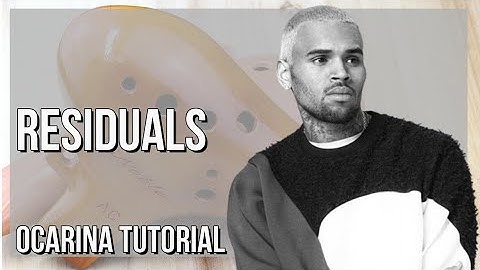 How to play Residuals by Chris Brown on Ocarina (Tutorial)