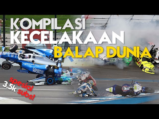 KOMPILASI KECELAKAAN BALAP DUNIA | MOTORSPORT CRASH COMPILATION | SPESIAL 3K SUBS class=