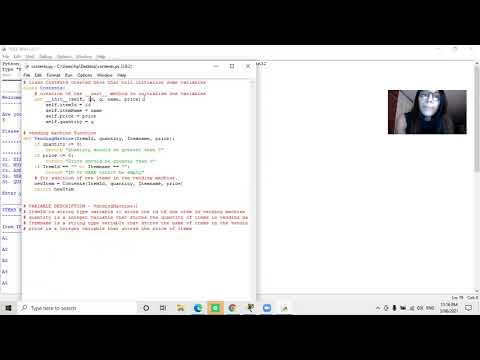 Python programming for vending machine - YouTube