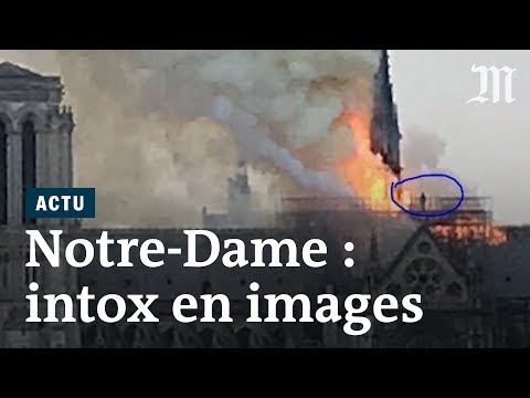 Notre-Dame de Paris : deux images intrigantes pendant l'incendie