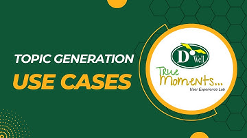 Dowell Topic Generation API Use Cases