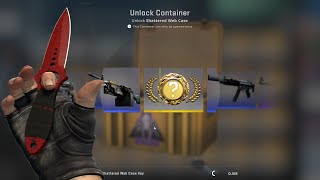 Csgo Skeleton Knife Crimson Web Unboxing 1000 Knife