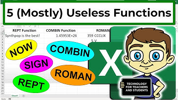 Learn Five (Mostly) Useless Excel Functions