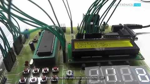 Digital Voltmeter using 8051 Microcontroller online video cutter com