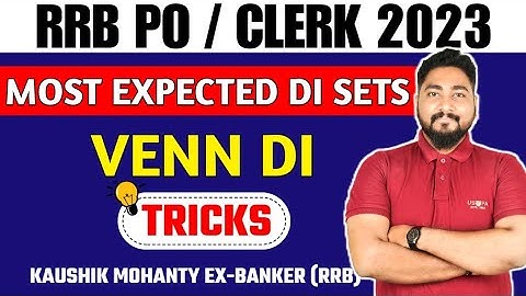Venn Diagram Caselet DI || Most Expected Data Interpretation For RRB PO/Clerk 2023 || Career Definer