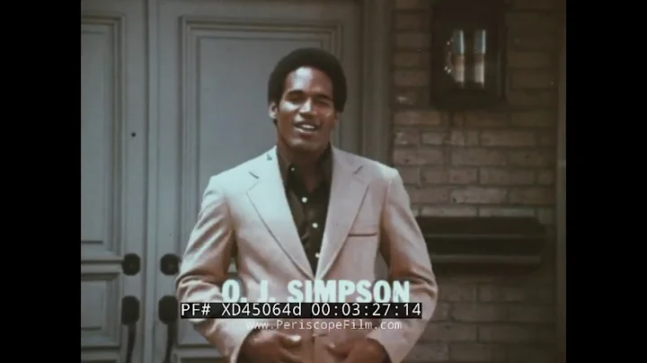 1970s HART SCHAFFNER MARX TV COMMERCIAL w/ O.J. SI...