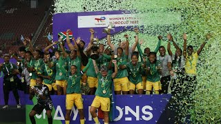 Football : l'Afrique du Sud remporte la 1ère Coupe d'Afrique des nations féminine de son histoire