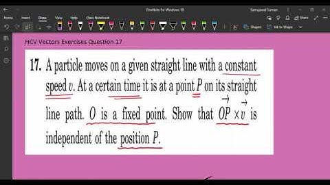 Problem 8 - H C Verma Vectors - Volume 1 Chapter 2 - Q17 Solution - JEE Mains, Advanced/ NEET