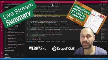 Summary: Display Errors and Print Variables in Drupal CMS