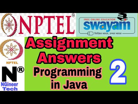 Programming in java || week 2 || NPTEL