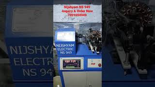 nijshyam NS 949 ceiling fan winding machine,,shorts, electricaladvice