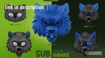 create cool twitch emotes and sub badges in my style