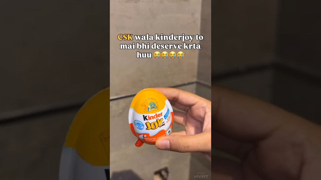 CSK Kinder joy is here 😘♥️🥰 | 