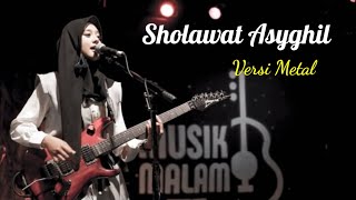 Bikin Merinding ! Sholawat Asyghil Versi Metal Di Lantunkan 3 Gadis Cantik Berhijab