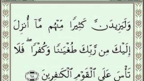 The Holy Quran سورة 5 المائدة 2