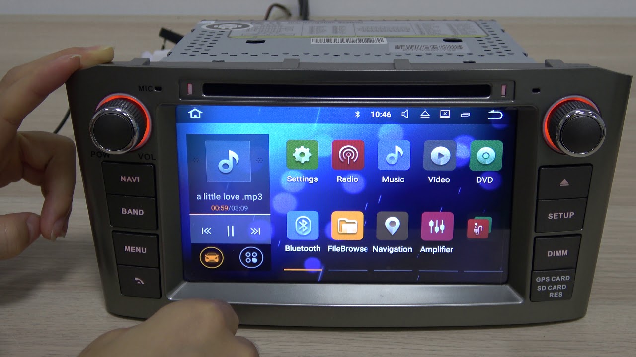 Android 7.1 Car DVD For Toyota Avensis T25 Auto Stereo