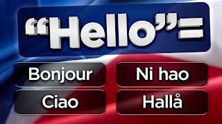 Language Quiz  Guess How to Say 'Hello'!