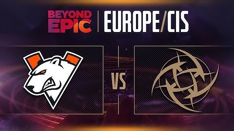 Virtus.pro vs Ninjas in Pyjamas Game 1 - Beyond Epic: EU/CIS - Groups w/ KillerPigeon & lizZard