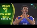 PSL 2017 Match 20: Karachi Kings vs Islamabad United Highlights