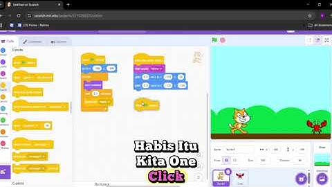 Belajar membuat animasi jumping cat menggunakan scratch
