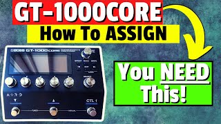 How to use MIDI Captain to control Boss GT1000 core PC/CC setups