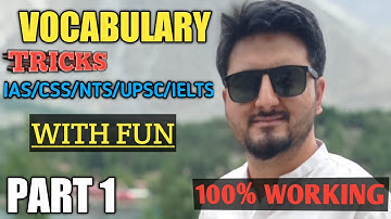 Easy Tricks to learn English Vocabulary with mnemonics in Hindi and Urdu-#IELTS , #CSS #IAS, -Part-1