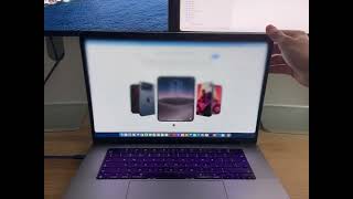 the new iPhone Duo folding animation on MacBook! 