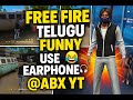 Free Fire Telugu Funny 😂 Use 🎧 ||@ABXYT-w9l || Cap Cut Edit #freefiretelugu #funnyvideos