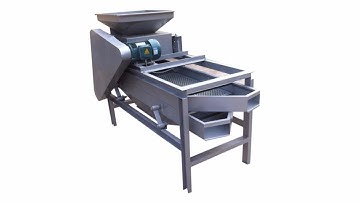 Almond shelling/cracking machine/Almond shell sieving machine/cracker