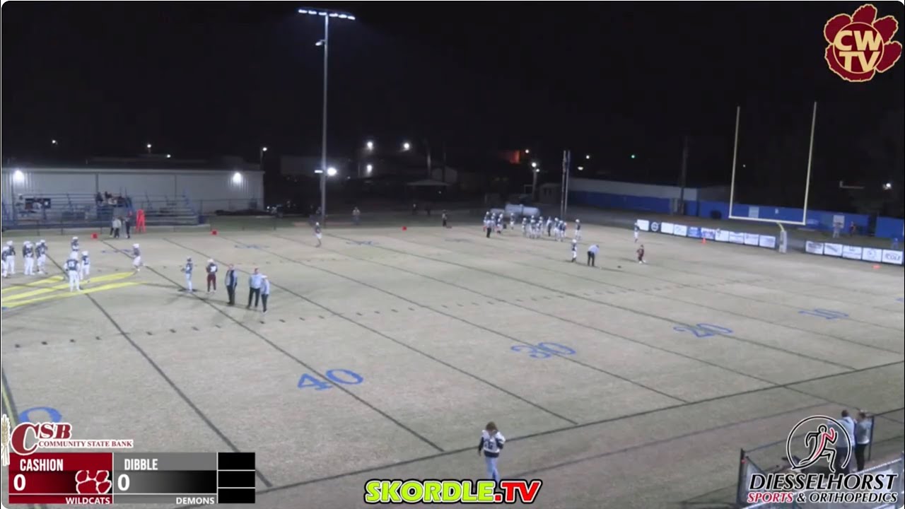 Cashion at Dibble Football YouTube