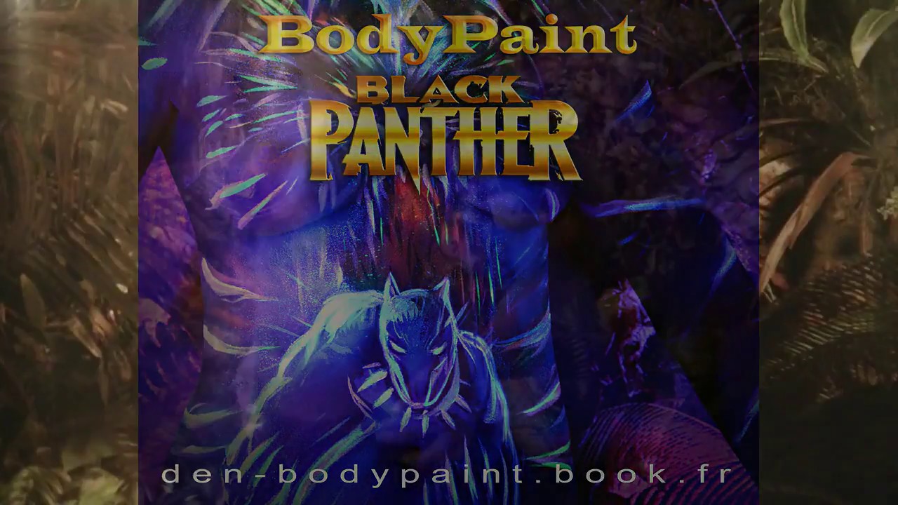 bodypaint black panther YouTube