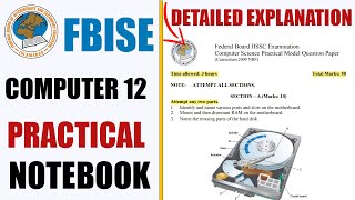 Computer 12 Practical Notebook | Federal Board