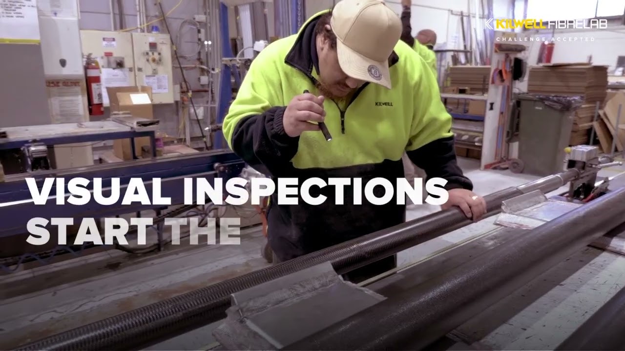 Kilwell Fibrelab   The Carbon Fibre Roll Wrapping process