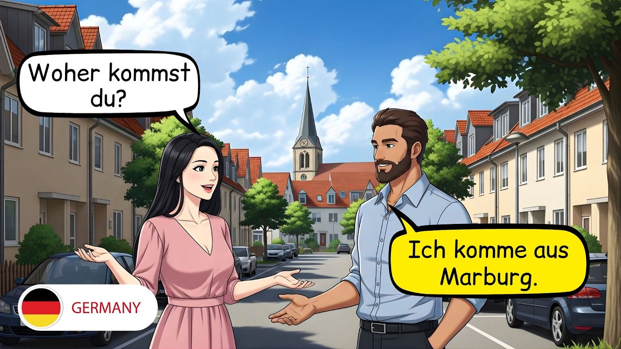 Deutsch Konversation Im Alltag | Einfache Fragen Und Antworten Für Anfänger