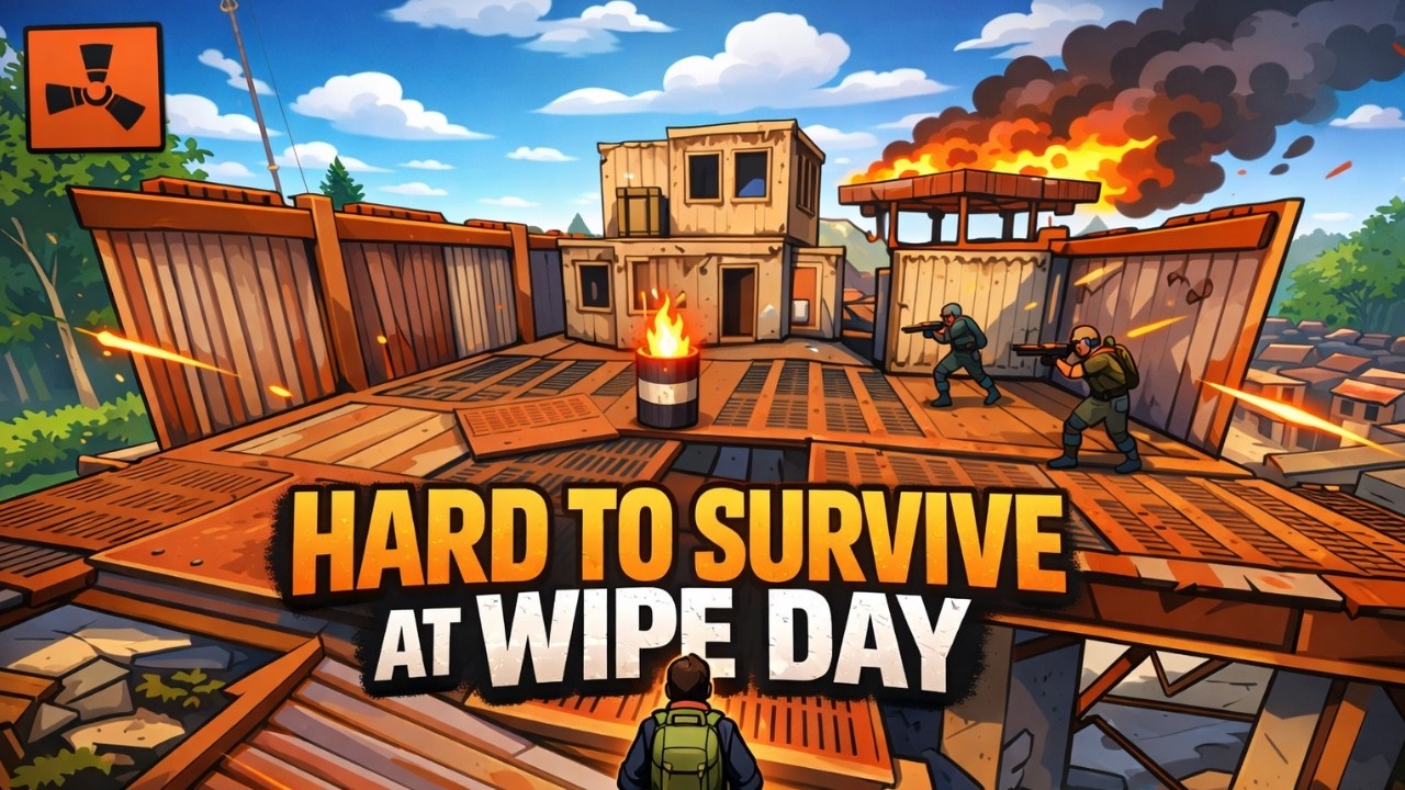 Hardest Wipe Day Ever in Rust!