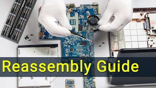 How to reassemble laptop Acer Aspire ES1-523, ES1-533, ES1-572