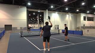 Hot summer day 115°F outside, pickleball inside LVCC, Jam On It Pickleball July 2023