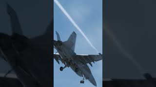 EA-18G Growler in the Wave Off pattern (Awesome)