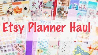 Etsy Planner Stickers Haul